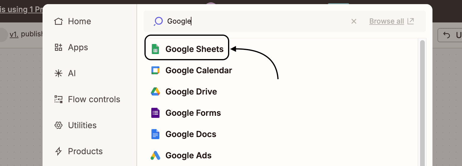 zapier google sheets